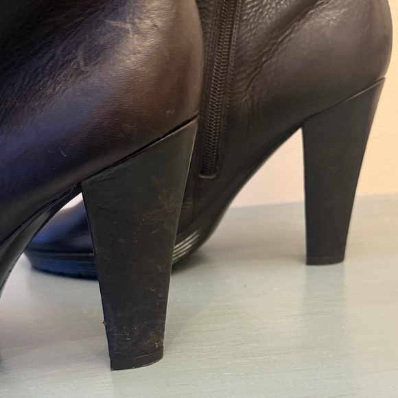 Calvin Klein Dark Brown Over the Knee Boots - Picture 5 of 10